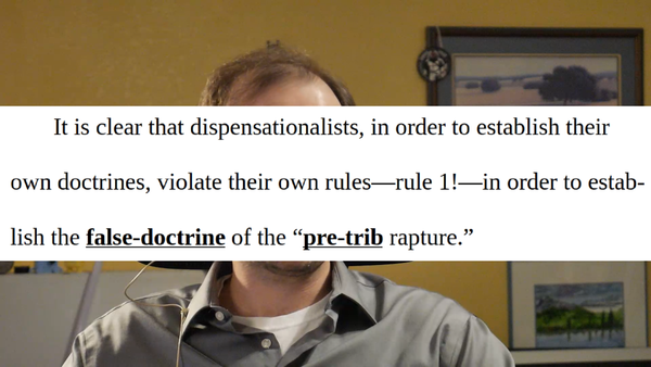 Biblical Teaching on Revelation — Lesson 1a — Part 2