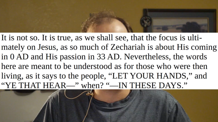 Zechariah 8:9–15,16-17 Part 1