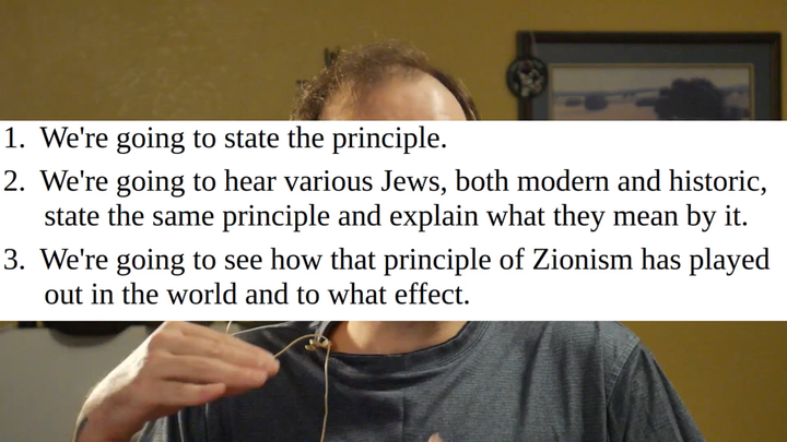Zionism Principle 1